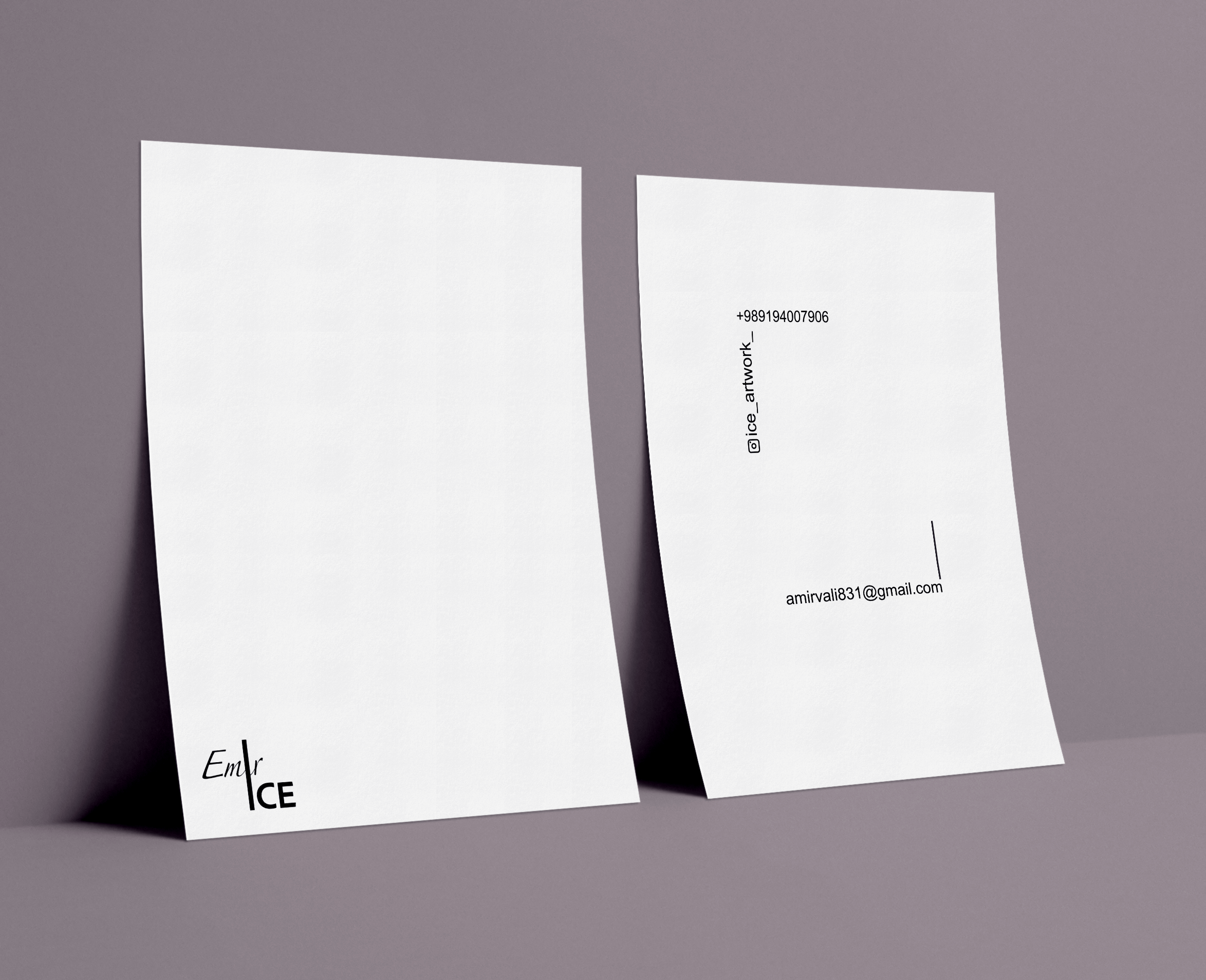 EmirIce letterhead